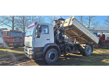 Tippbil, Kranbil MAN TGM 18.220 4x2 3.S-Kipper mit Kran: bilde 2