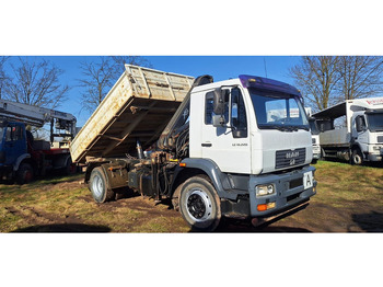 Tippbil, Kranbil MAN TGM 18.220 4x2 3.S-Kipper mit Kran: bilde 4
