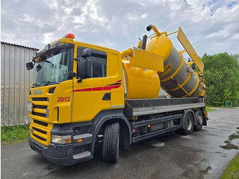 Leie Scania R420 6X2 ADR AMPHITECH VORTEX 13m³  Scania R420 6X2 ADR AMPHITECH VORTEX 13m³: bilde 1