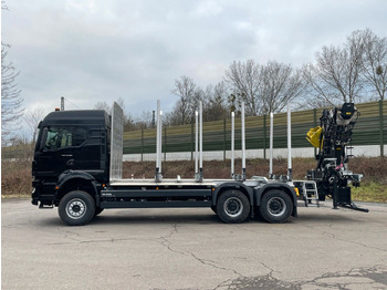 Tømmerbil, Kranbil MAN TGS 33.510 6X4 BL Euro6e LogLift 165Z: bilde 4