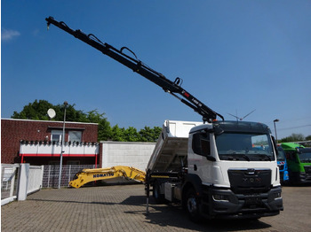 Tippbil, Kranbil MAN 22.400 TGS + HIAB X-HIDUO 138 Kran: bilde 5