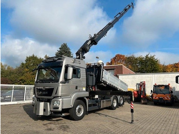 Kranbil MAN 28.500 TGS 3Skipper + Fassi 395 Kran+Greifer 6x2: bilde 2