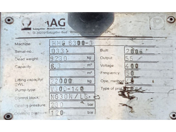 Klype for Havneutstyr Peiner SMAG MMG 6300-3-S: bilde 5