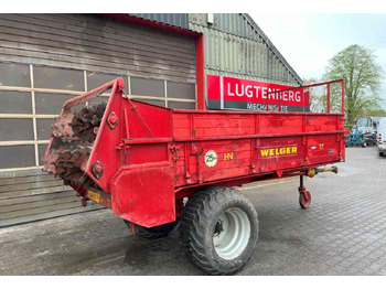 Husdyrgjødselspreder Welger LS 300 mestverspreider, mestwagen, meststrooier, vaste mest, mestverwerking: bilde 5