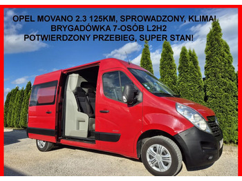 Varebil med dobbelt førerhus OPEL