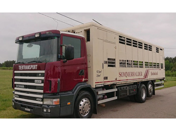 Dyretransport lastebil SCANIA 124