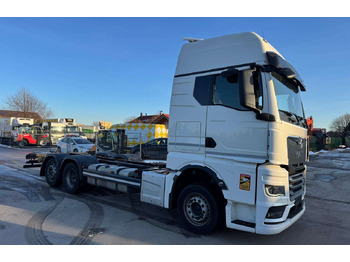Container-transport/ Vekselflak lastebil MAN TGX 26.510