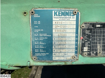 Åpen semitrailer Kennis open laadbak 2x steering axle: bilde 4