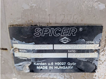 Aksel og deler for Bygg og anlegg Atlas 65-Spicer Dana 315/111/50-8006364-Axle/Achse/As: bilde 4