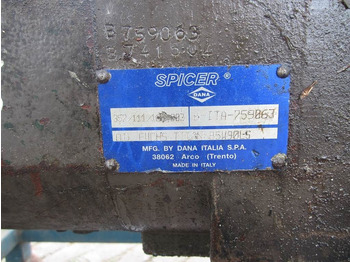 Aksel og deler for Bygg og anlegg Spicer Dana 357/111/168-003 - Axle/Achse/As: bilde 3 Aksel og deler for Bygg og anlegg Spicer Dana 357/111/168-003 - Axle/Achse/As: bilde 3