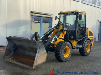 Hjullaster JCB 407 T4 4x4 Radlader Schutzkabine Schaufel +Gabel: bilde 3