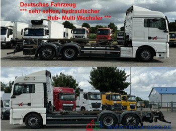 Container-transport/ Vekselflak lastebil MAN TGX 26.480