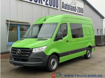 Kassebil, Varebil med dobbelt førerhus Mercedes-Benz Sprinter 317 CDI Mixto 5 Sitze AHK 3.500kg Klima: bilde 4