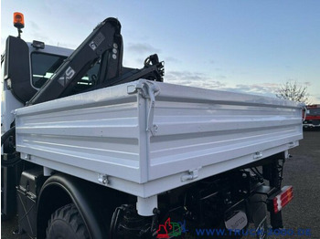 Planbil, Kranbil Unimog U 300 4x4 Hiab Kran Fernbedienung Nur 78.144 Km: bilde 4