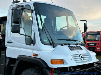 Planbil, Kranbil Unimog U 300 4x4 Hiab Kran Fernbedienung Nur 78.144 Km: bilde 5