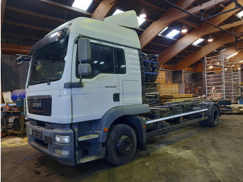 Container-transport/ Vekselflak lastebil MAN TGM 15.290