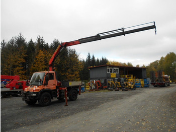 Planbil, Kranbil Unimog U400 mit Kran Palfinger PK11502: bilde 3