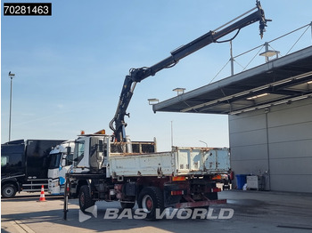 Tippbil, Kranbil Iveco Trakker 310 4X4 Atlas 145.2-A2 Kran Crane 4x4 Big axle 6m3 3 sided tipper Euro 4: bilde 2