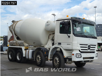 Betongbil Mercedes-Benz Actros 3241 8X4 Retarder 9m3 Stetter Steelsuspension 3-Pedals Euro 4: bilde 3 Betongbil Mercedes-Benz Actros 3241 8X4 Retarder 9m3 Stetter Steelsuspension 3-Pedals Euro 4: bilde 3