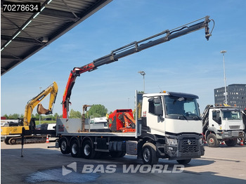 Planbil, Kranbil Renault C 480 8X4 Palfinger 24.001 SLD5 Kran Crane Lift-Lenkachse Euro 6: bilde 3