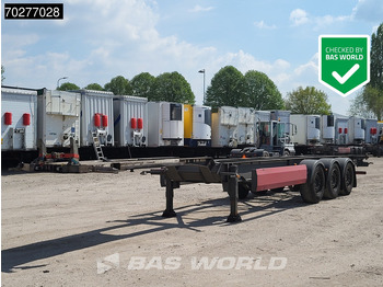 Container-transport/ Vekselflak semitrailer VAN HOOL