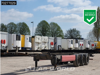 Container-transport/ Vekselflak semitrailer VAN HOOL