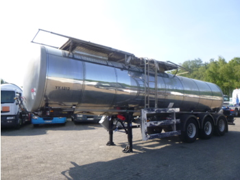 Tanksemi for transport av matvarer Clayton Food tank inox 23.5 m3 / 1 comp + pump: bilde 1