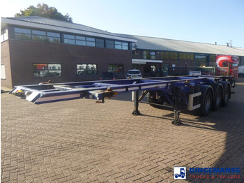 Container-transport/ Vekselflak semitrailer DENNISON