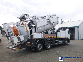 Vakuum lastebil Mercedes-Benz Actros 2541 6x2 RHD E5 Huwer vacuum tank / hydrocureur 12 m3: bilde 4