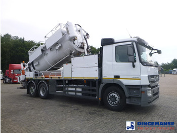 Vakuum lastebil Mercedes-Benz Actros 2541 6x2 RHD E5 Huwer vacuum tank / hydrocureur 12 m3: bilde 2