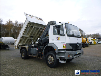 Kranbil Mercedes-Benz Atego 1828 4x4 tipper + Hiab 166 B-2 CL: bilde 2