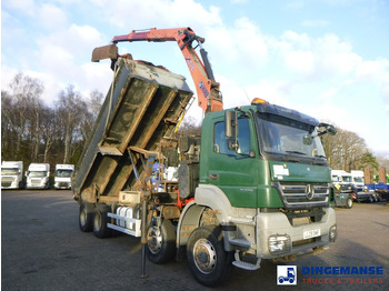 Kranbil Mercedes-Benz Axor 3236 8x4 RHD tipper + Hiab 1283 DK-2 Duo: bilde 2