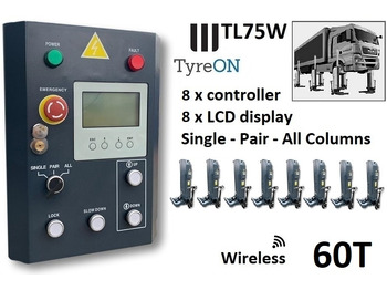 Verkstedutstyr TL75W-8 60T Mobile truck lift - wireless - battery powered: bilde 2 Verkstedutstyr TL75W-8 60T Mobile truck lift - wireless - battery powered: bilde 2