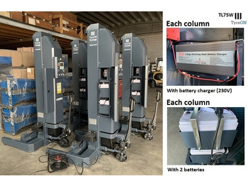 Verkstedutstyr TL75W-8 60T Mobile truck lift - wireless - battery powered: bilde 4 Verkstedutstyr TL75W-8 60T Mobile truck lift - wireless - battery powered: bilde 4