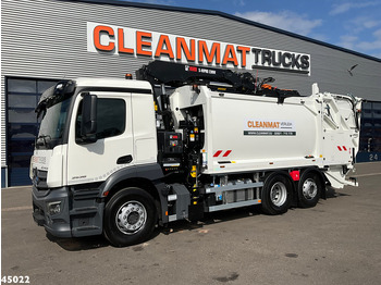 Søppelbil Mercedes-Benz Actros 2536 Zoeller Hiab 23 Tonmeter laadkraan: bilde 2