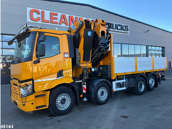 Kranbil Renault C 380 8x2 Euro 6 Effer 95 Tonmeter laadkraan + Fly-Jib Just 39.453 km!: bilde 3