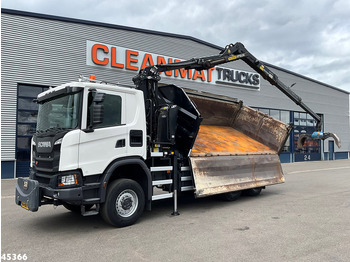 Tippbil, Kranbil Scania G 410 6x6 Euro 6 Palfinger 17 Tonmeter Z-kraan: bilde 2