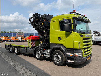 Kranbil Scania R 420 8x2 manual Palfinger 85 Tonmeter laadkraan + Fly-Jib: bilde 4
