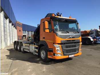 Krokbil, Kranbil Volvo FM 420 8x2 HMF 28 ton/meter laadkraan Welvaarts weighing system: bilde 5