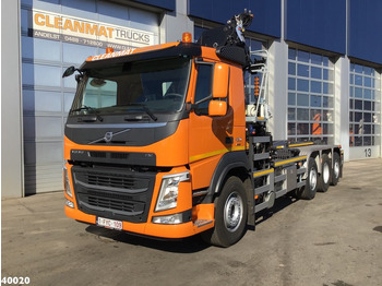 Krokbil, Kranbil Volvo FM 420 8x2 HMF 28 ton/meter laadkraan Welvaarts weighing system: bilde 2