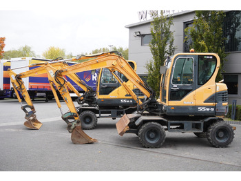 Minigraver Hyundai Robex 55W-9 Wheeled Excavator 5.5t / 2pcs: bilde 2