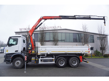 Kranbil MERCEDES-BENZ Arocs 2636 6x4 / 2-way tipper / Fassi F135A.0.23 / remote control / Rotator: bilde 5