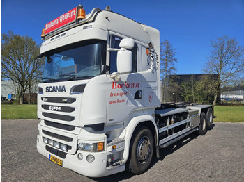 Container-transport/ Vekselflak lastebil SCANIA R 520