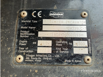 Beltegraver DOOSAN DX225LC-7