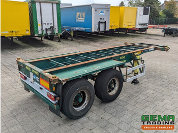 Container-transport/ Vekselflak semitrailer FLANDRIA