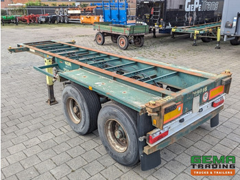 Container-transport/ Vekselflak semitrailer Flandria OP 20V 2A 2-Assen ROR - DrumBrakes - Steel Suspension - 20FT (O1980): bilde 2