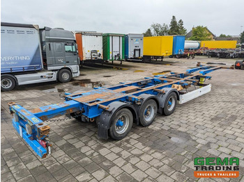Container-transport/ Vekselflak semitrailer KRONE SD