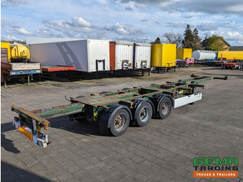 Container-transport/ Vekselflak semitrailer KRONE SD