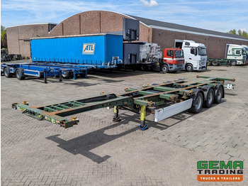 Container-transport/ Vekselflak semitrailer KRONE SD