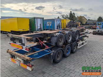 Container-transport/ Vekselflak semitrailer KRONE SD